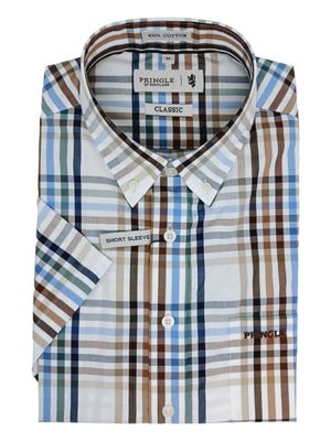 Pringle | Classic Short Sleeve Shirt | Isaac | Multi