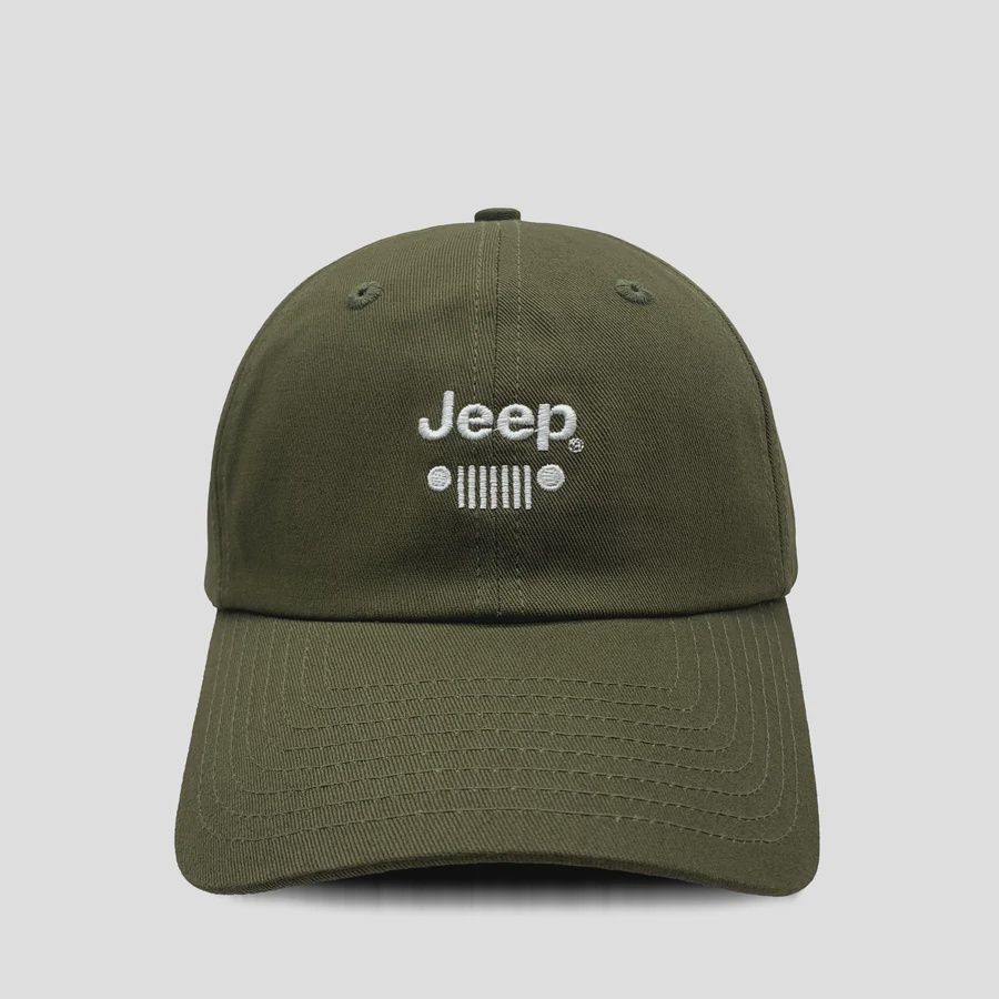 Jeep | Dad Cap | Olive, Size: One Size