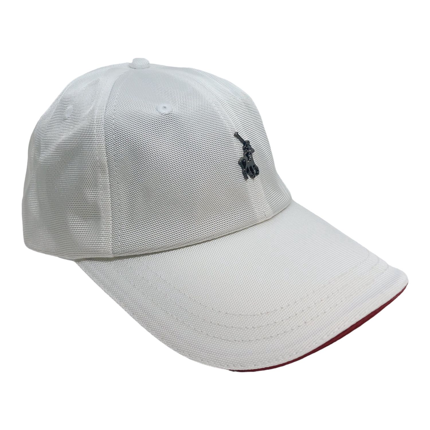 Polo | 6 Panel Metal Peak | White | Large