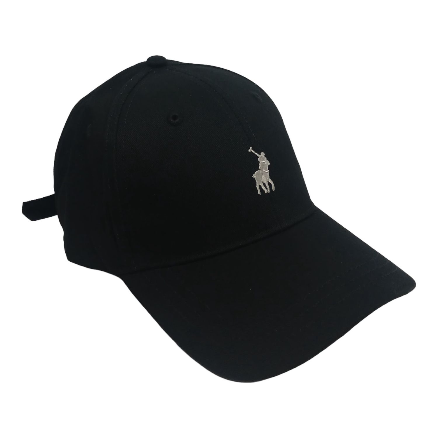 Polo | 6 Panel Classic Peak | Black | Large