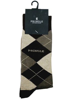 Pringle | John Argyle Socks | Brown