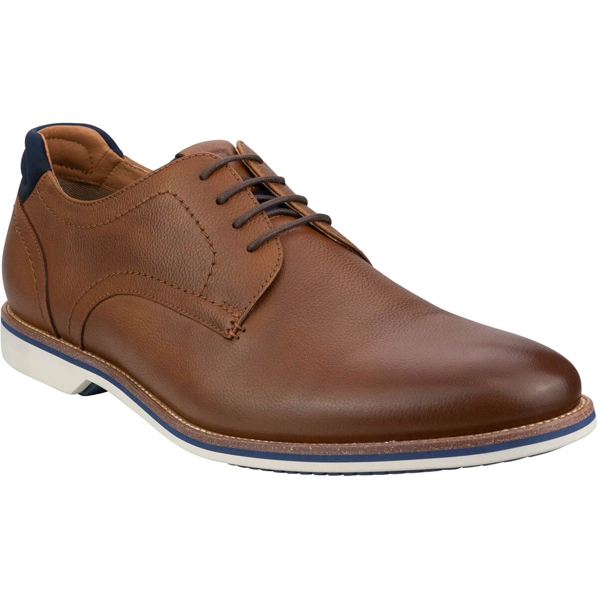 Florsheim | Calabria Plain Toe Derby | Tan Milled, Size: 6