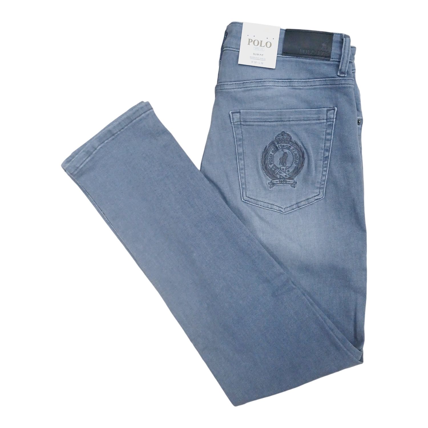Polo | Dover Slim Leg Denim | Grey, Size: 30W/32L