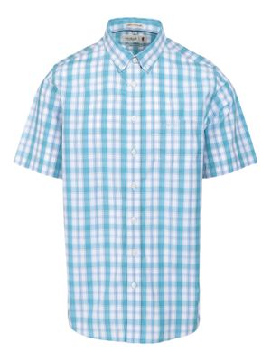Pringle | Classic Short Sleeve Shirt | Trey | Blue