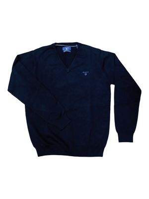 Gant | Light Weight cotton V-neck | Navy