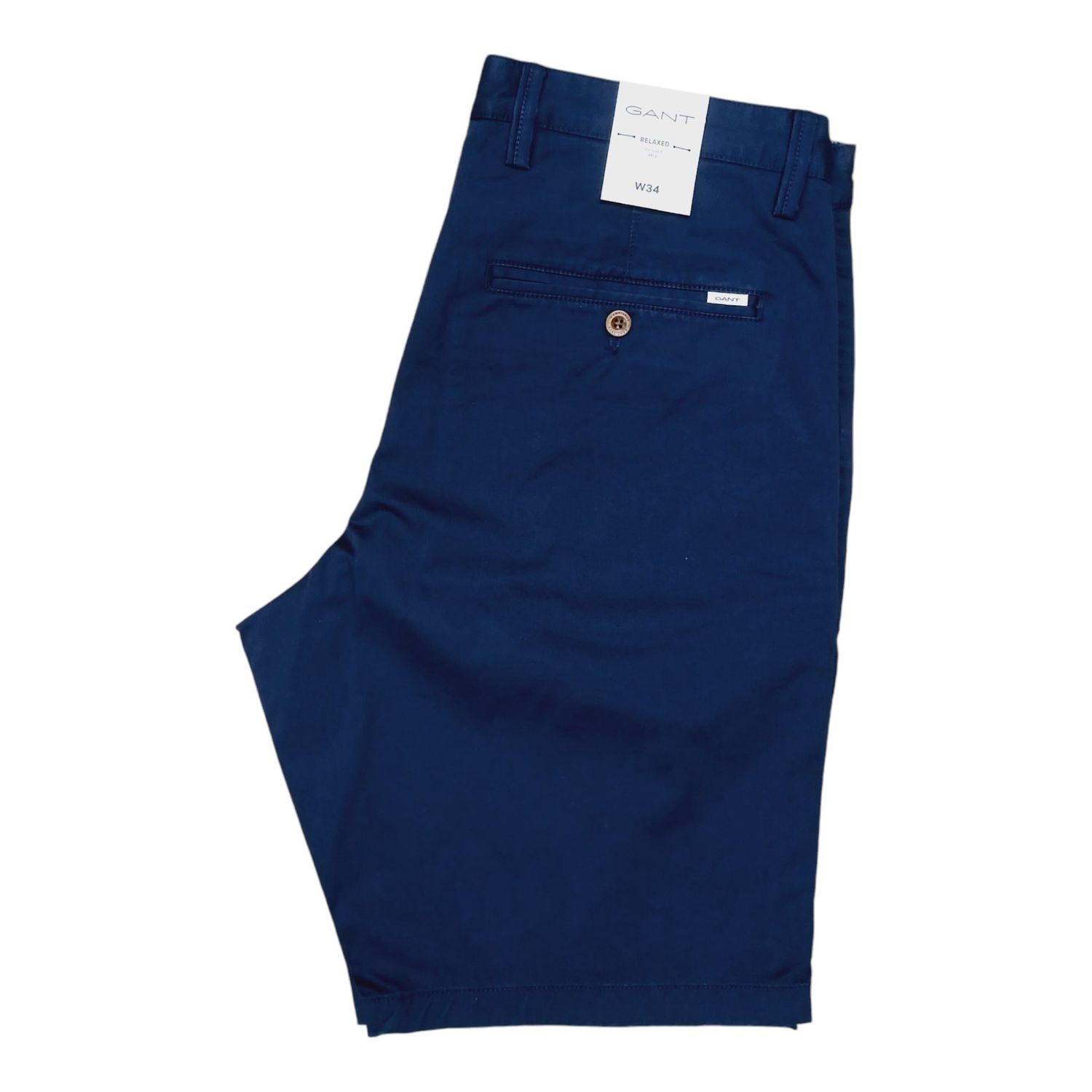 Gant | Relaxed Twill Shorts | Navy, Size: 32