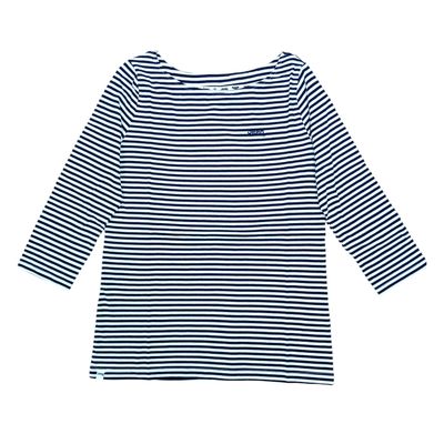 Jeep | Boat Neck Stripe T-Shirt | Multi