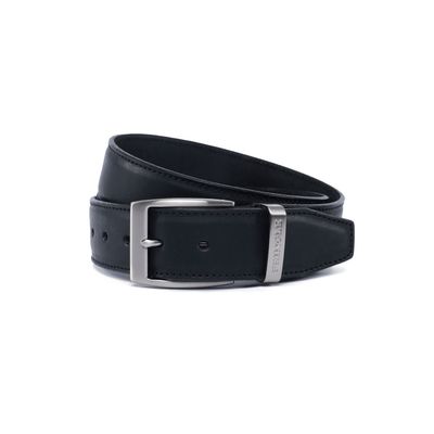 Pringle | Craig Leather Belt | Black.