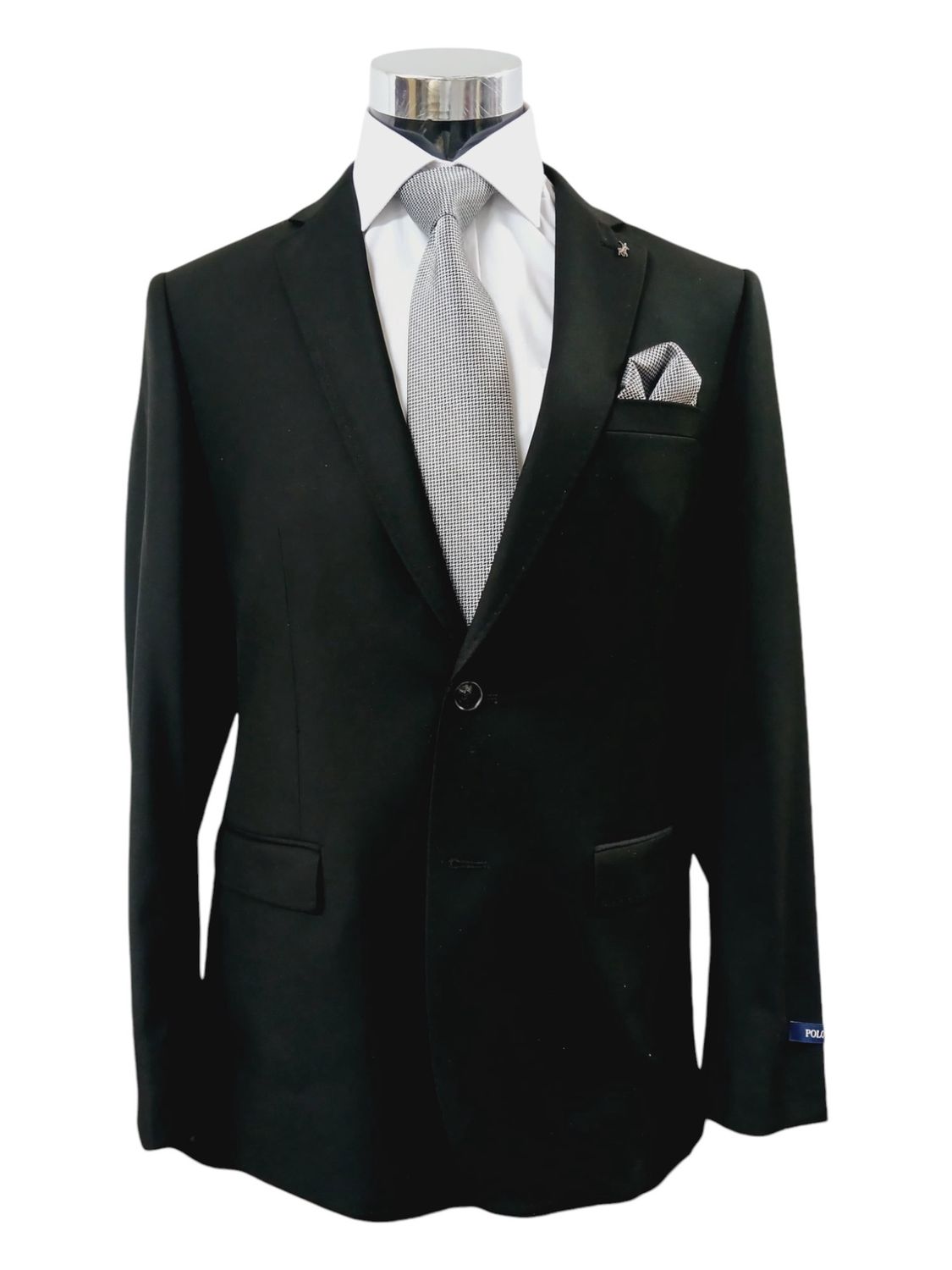 Polo Suit | Bradley Custom Fit | Black, Size: 36R