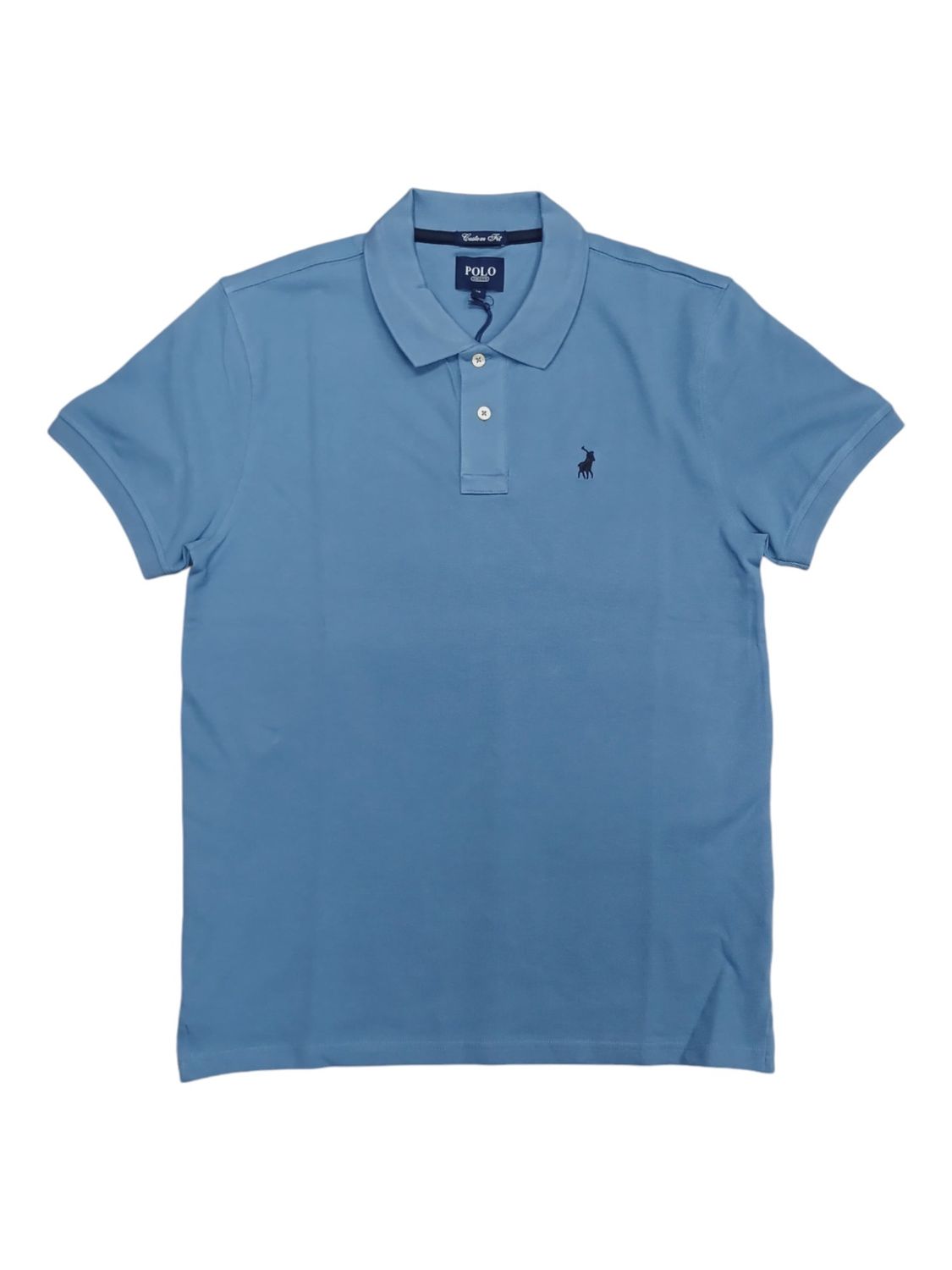 Polo | Carter Short Sleeve Pique Golfer | Petrol Blue, Size: S