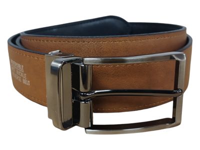 Paris Belts | Reversible Leather Belt | Black/Tan