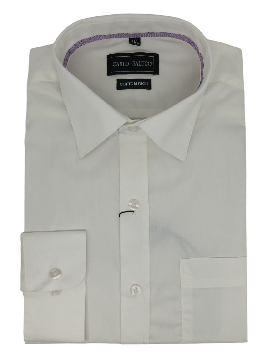 Carlo Galucci | Long Sleeve Formal Lounge Shirt | NBD | Cream
