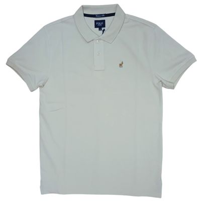 Polo | Carter Short Sleeve Pique Golfer | Stone