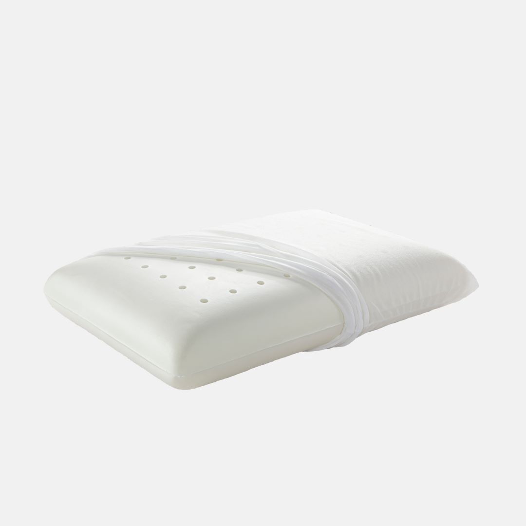 Cotton Co | Air Flo Pro Memory Foam Pillow | Standard, Colour: White