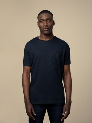 Polo | Jerry HD Printed Pocket T-Shirt | Navy