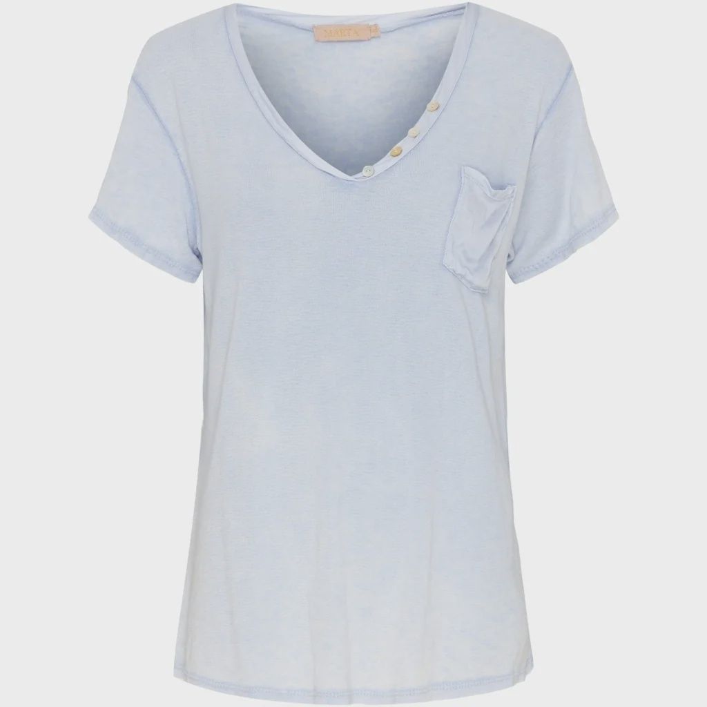 Marta Du Chateau | Mdc Dorothea T-Shirt | Celeste, Size: S/M