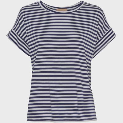 Marta Du Chateau | Mdc Lotte T-Shirt | Navy Stripe
