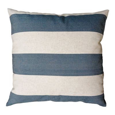 Creative Cushions | Luxurious Scatter Cushion | Blue Stripe | 60x60