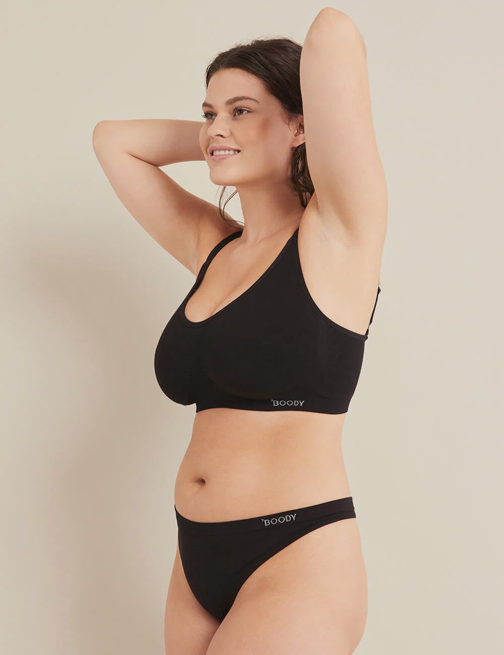 Boody | Full Bust Wireless Bra | Black