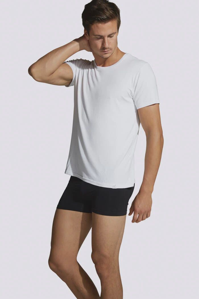 Boody | Mens Bamboo Crew Neck T-Shirt | White