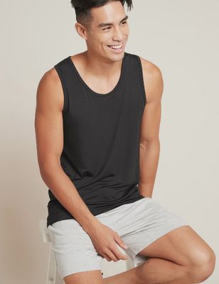 Boody | Mens Bamboo Singlet | Black