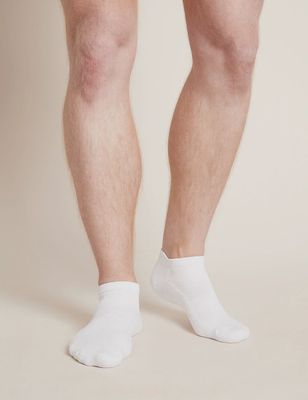 Boody | Men&#39;s Sport Ankle Socks | White | 6-11