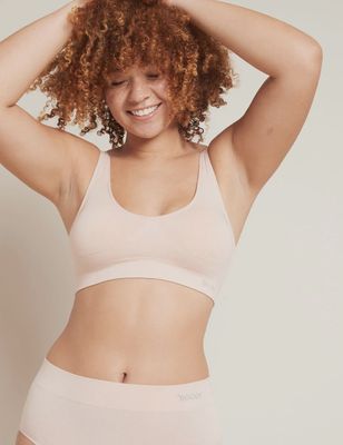 Boody | Bamboo Shaper Crop Bra | Nude