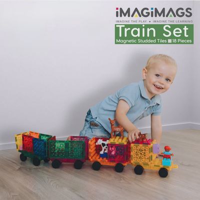 Imagimags | Train Set | 18 Pieces