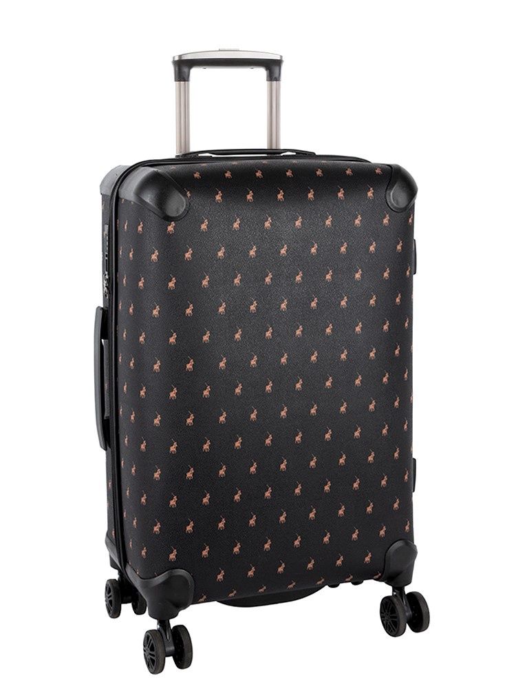 Polo | Classic Double Pack Trolley Case | Black, Size: Small - 55cm