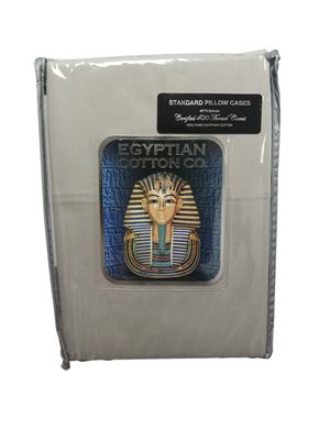 Hotel Collection | Standard Pillow Cases | 400 Thread Count Egyptian Cotton | Silver