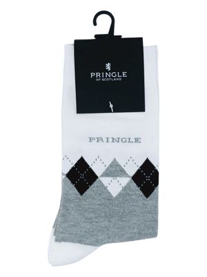 Pringle | Argyle Socks | Grey | 7-11