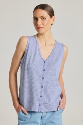 Yarra Trail | Dahlia Tank | Imperial Stripe