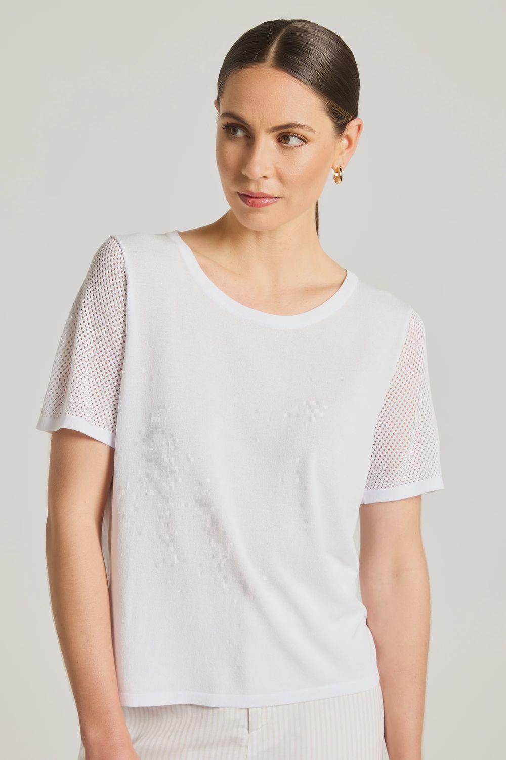 Yarra Trail | Nancy Knit | White, Size: S
