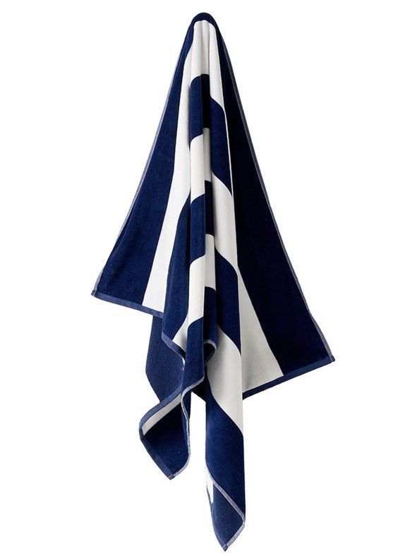 Linen House | Portofino Beach Towel | Navy | 86x160