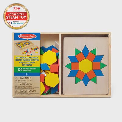 Melissa &amp; Doug | Patterns Blocks &amp; Boards