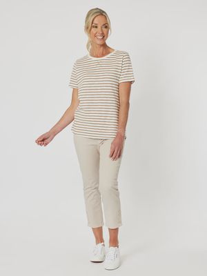Gordon Smith | Charlie Side Button Pants | Natural