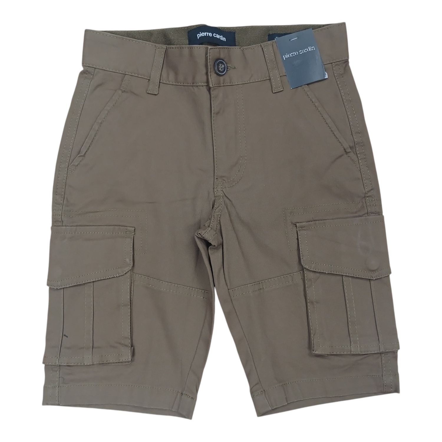 Pierre Cardin | Boys Cargo Shorts | Taupe, Size: 3-4yrs