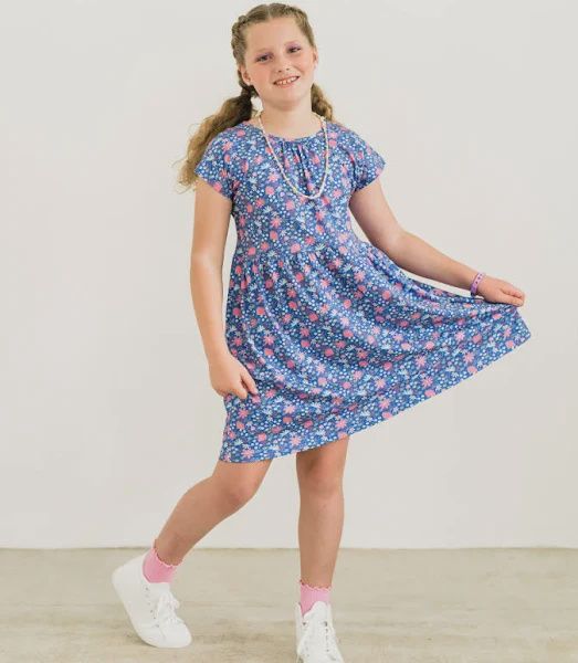 Sherbert | Milla Dress | Ditsy Floral, Size: 13-14yrs