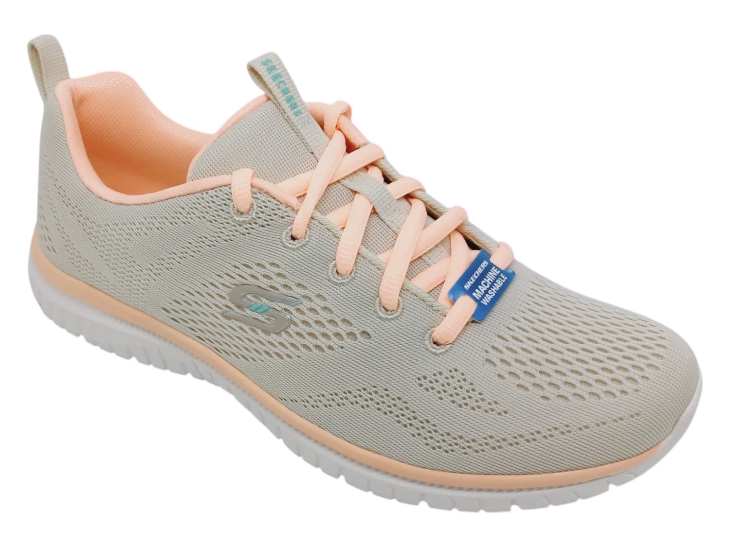 Skechers | Virtue Lace Up | Pink &amp; Taupe, Size: 4
