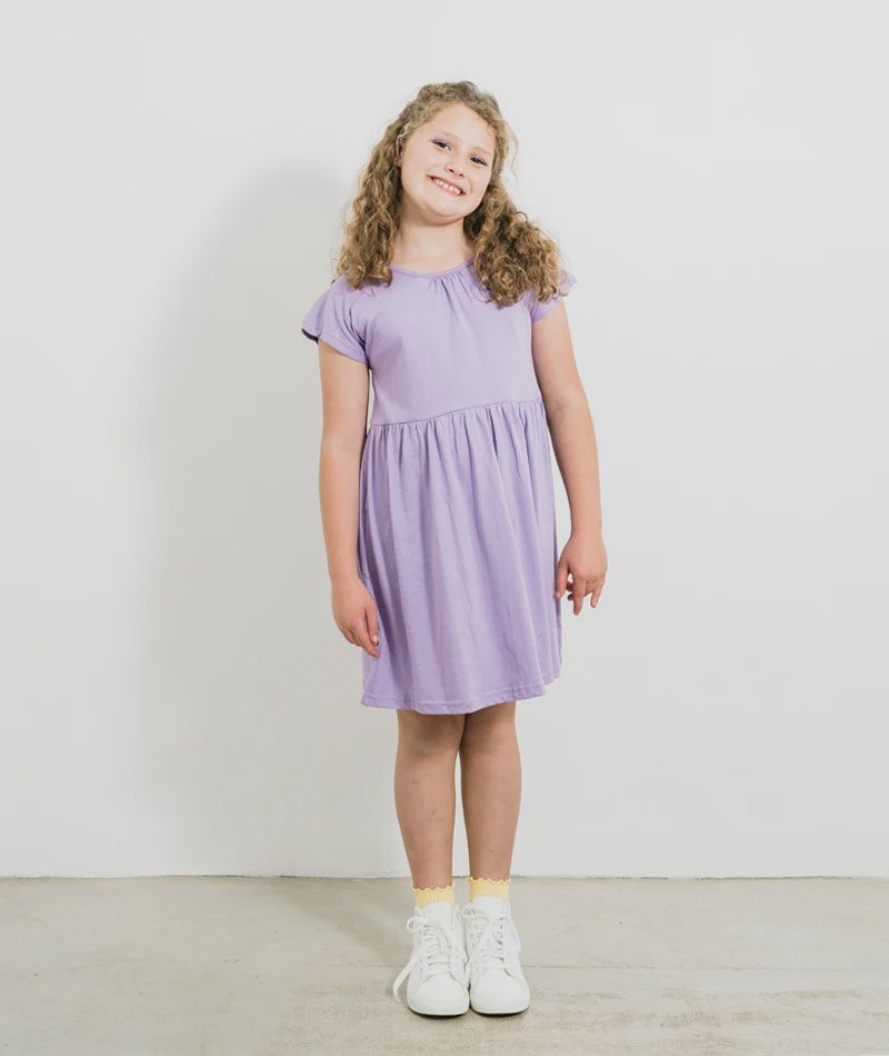 Sherbert | Milla Dress | Purple, Size: 7-8yrs