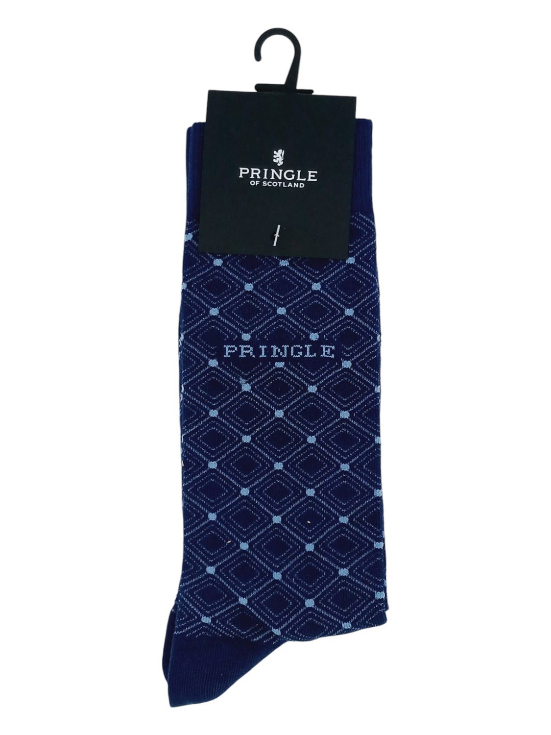 Pringle | Nathan Geometric Socks | Navy, Size: S-M