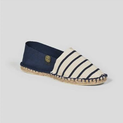 Art of Soule | Slip-on Espadrille | Stripes Melt Blue
