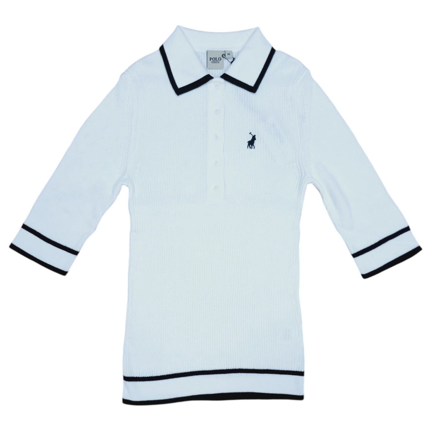 Polo | wmn Gwen Knitted Golfer | Off White, Size: XS
