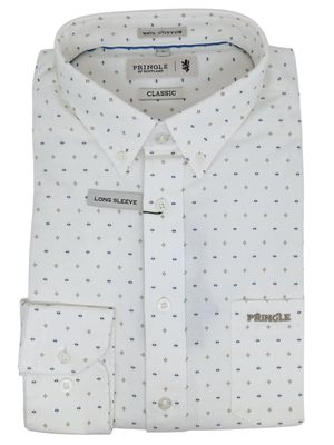 Pringle | Classic Long Sleeve Shirt | Cliff | White