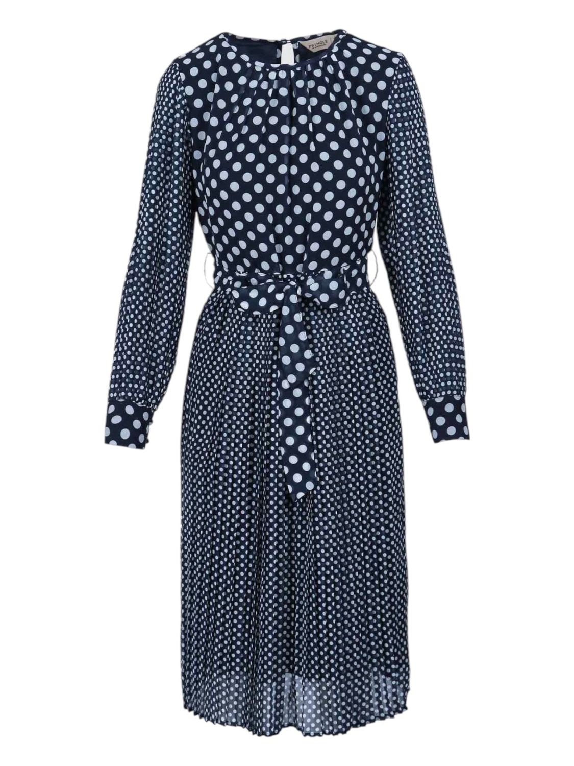 Pringle | Amelia Spot Dress | Navy, Size: S