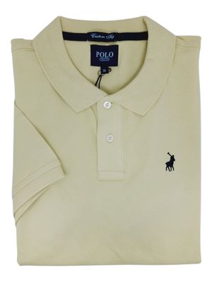 Polo | Carter Short Sleeve Pique Golfer | Yellow