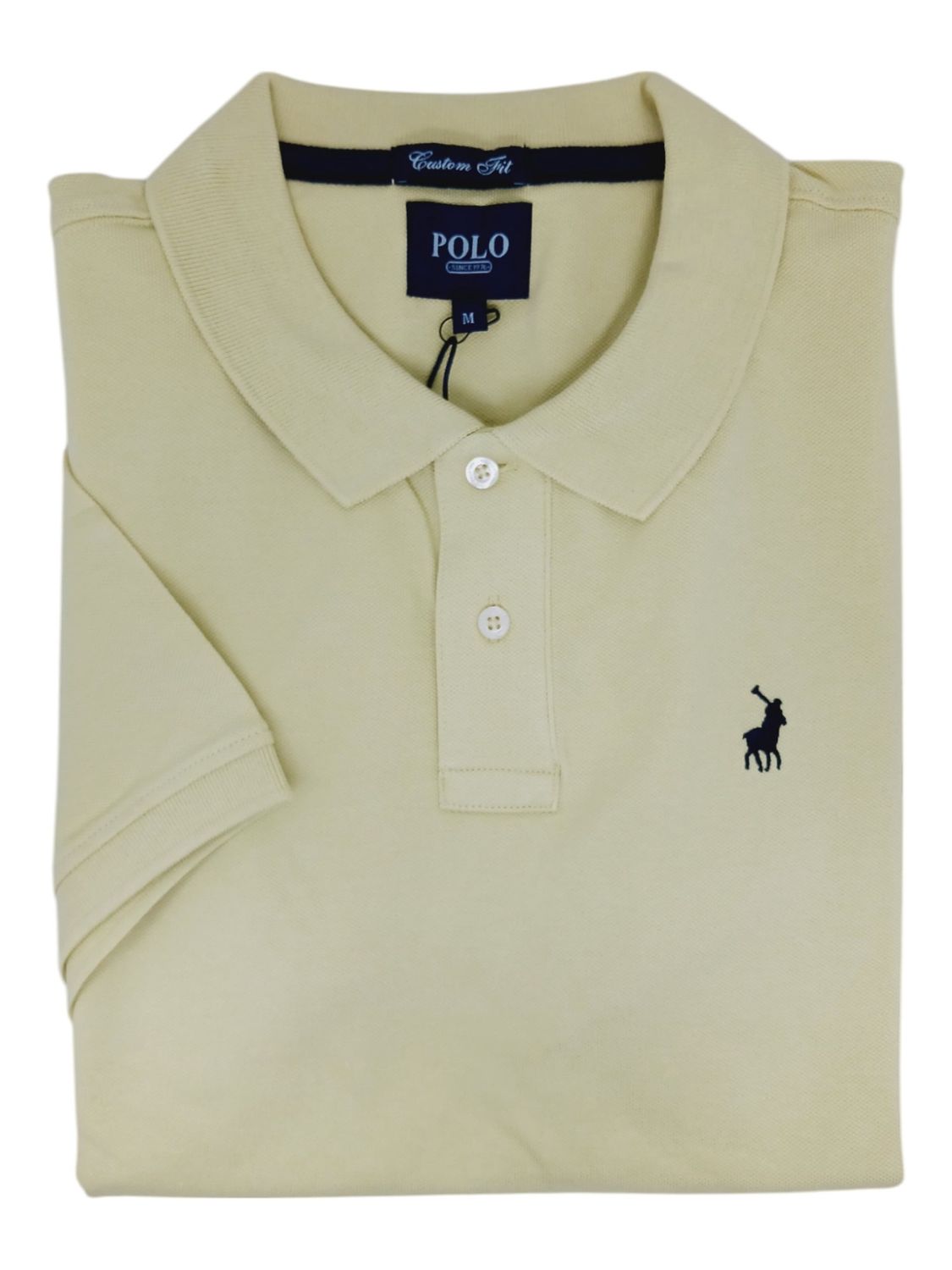 Polo | Carter Short Sleeve Pique Golfer | Yellow, Size: 3XL