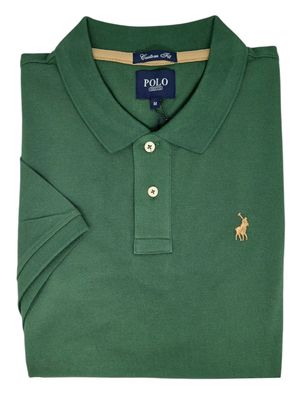 Polo | Carter Short Sleeve Pique Golfer | Green