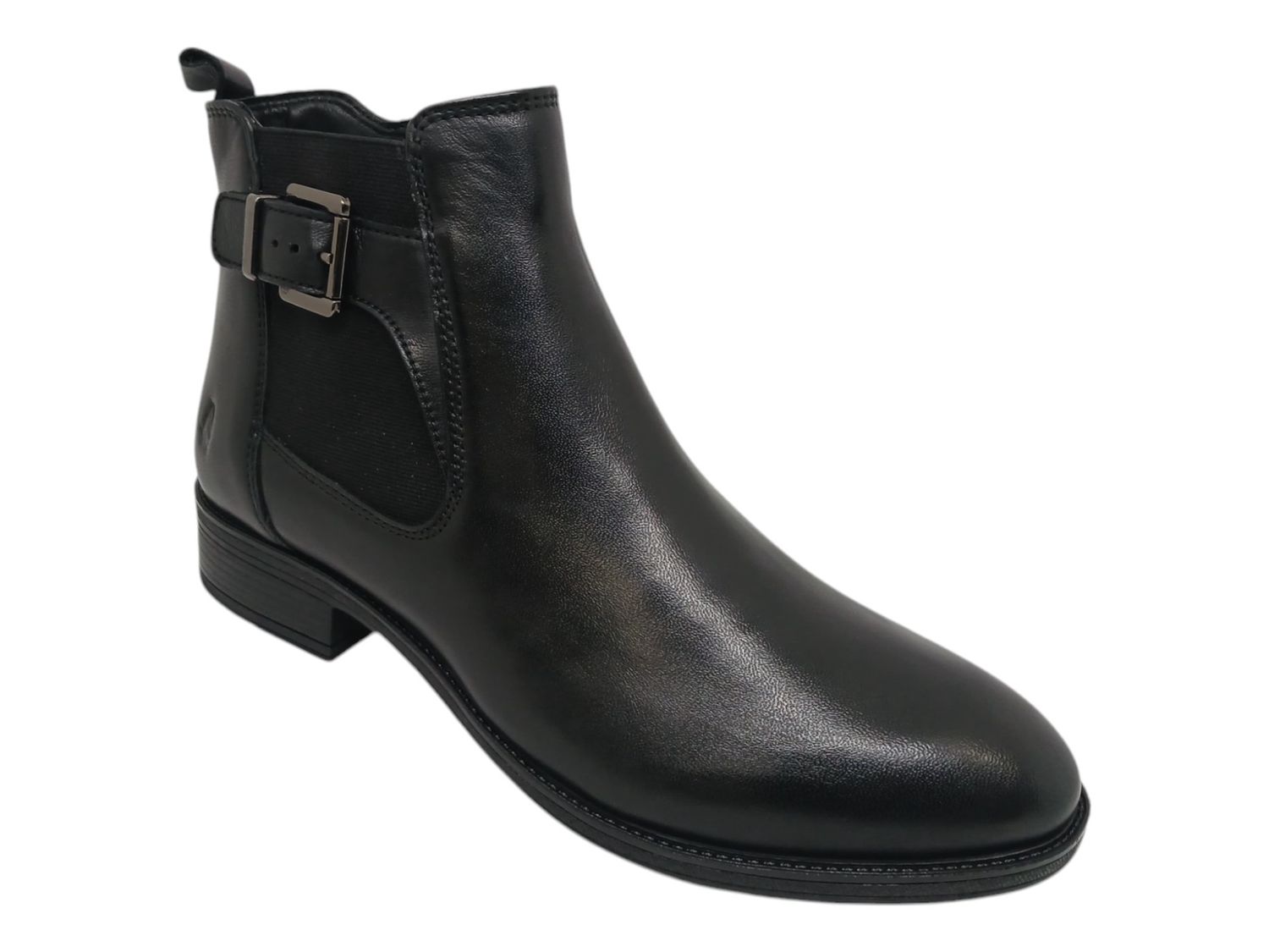 Hush Puppies | Annika Leather Boots | Black, Size: 4