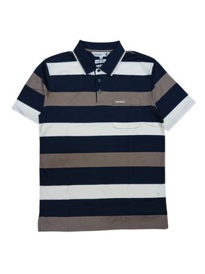 Pringle | Brennon Double Mercerised Golfer | Navy